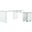 Rio High Gloss White Office Desk
