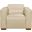 Riseholme Full-Leather Reclining Lounge Chair In Beige