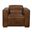 Riseholme Full-Leather Reclining Lounge Chair In Tan