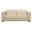 Riseholme Full-Leather Reclining Sofa In Beige