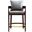 Ritz Counter Stool in Grey and Dark Walnut