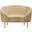 Ritz Velvet Chair In Camel