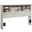 River Ranch Full Or Queen Bookcase Headboard In White Plank