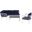 Riverside White Navy 6 Piece Outdoor Patio Aluminum Set