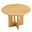 Rivian 48 Inch Wood Round Dining Table In Oak