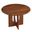Rivian 48 Inch Wood Round Dining Table In Walnut