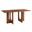 Rivian 70 Inch Wood Rectangular Dining Table In Walnut
