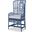 Riviera Desk Chair In Dark Blue