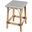 Riviera Square 24 Inch H Rattan Counter Stool In Black and White