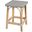 Riviera Square 24 Inch H Rattan Counter Stool In Gray and White