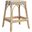 Robias 24.5 Inch Beige Diamond Rectangular Rattan Counter Stool