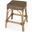 Robias Rectangular Rattan and Mendong Grass 24.5 Inch Counter Stool In Light Brown