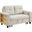 Robinson Loveseat with Pull-out Bed and Charging Ports In Beige