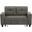 Robinson Loveseat with Pull-out Bed and Charging Ports In Brown
