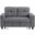 Robinson Loveseat with Pull-out Bed and Charging Ports In Gray