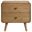 Robyn 2-Drawer Nightstand Bedside Table In Light Ash