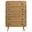 Robyn 5-Drawer Bedroom Chest of Drawers In Light Ash
