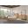 Robyn Platform Bedroom Set In Light Ash and Cool Beige