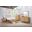 Robyn Youth Platform Bedroom Set In Light Ash and Cool Beige
