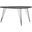 Rocco Black Retro Mid Century Wood Coffee Table