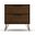 Rockefeller 2.0 Mid-Century - Modern Nightstand With 2-Drawer In Brown