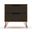 Rockefeller 2.0 Mid-Century - Modern Nightstand With 2-Drawer In Nature And Textured Grey
