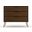 Rockefeller Mid-Century Modern Dresser with 3 Drawers In Brown