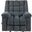 Baldwin Rocker Reclining Chair In Dark Gray