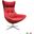 Rocky Accent Chair In Red