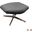 Rocky Ottoman In Dark Grey