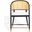 Rogue Rattan Counter Stool In Black and Natural