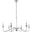 Rohan 6 Lights Polished Nickel Chandelier