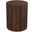 Rolf Solid Mango Side Table In Walnut Brown