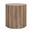 Bella Antique Roma End Table In Smoke Gray Pine