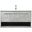 Roman 36 Inch Single Bathroom Vanity In Concrete Grey