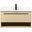 Roman 36 Inch Single Bathroom Vanity In Maple With Backsplash