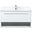 Roman 36 Inch Single Bathroom Vanity In White With Backsplash