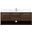 Roman 48 Inch Single Bathroom Vanity In Walnut With Backsplash