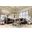 Ronja Living Room Set In Dark Brown