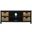 Rooney Distressed Black Entertainment Unit