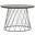 Roper Black Retro Mid Century Wood End Table