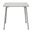Rosco 32 Inch Outdoor Square Table In Oyster Gray