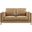 Roscoe 63 Inch Vegan Leather Loveseat In Toast