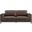 Roscoe 81 Inch Vegan Leather Sofa In Espresso
