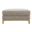 Roscoe Fabric Ottoman In Pewter