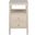 Roscoe Natural Grasscloth 2 Drawers Side Table