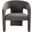 Roseanna Modern Accent Chair In Dark Grey