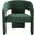Roseanna Modern Accent Chair In Forest Green
