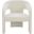 Roseanna Modern Accent Chair In Ivory