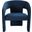 Roseanna Modern Accent Chair In Navy